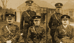 HQ Staff after the amalgamation of the Garda S�och�na and the DMP 